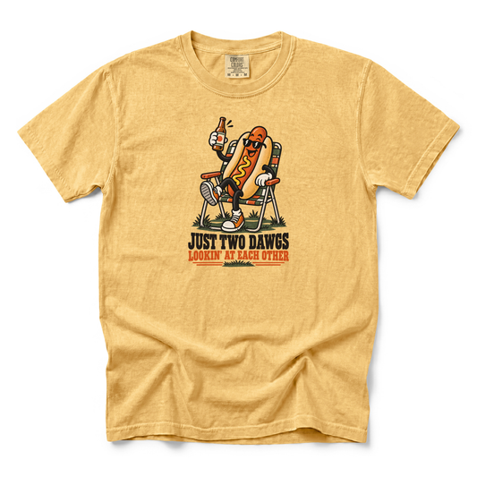 Just Two Dawgs Lookin at Each Other | Premium Tee