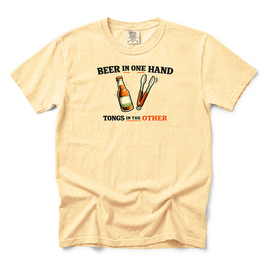 Beer and Tongs | Premium Tee
