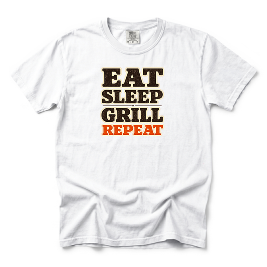 Eat, Sleep, Grill, Repeat | Premium Tee