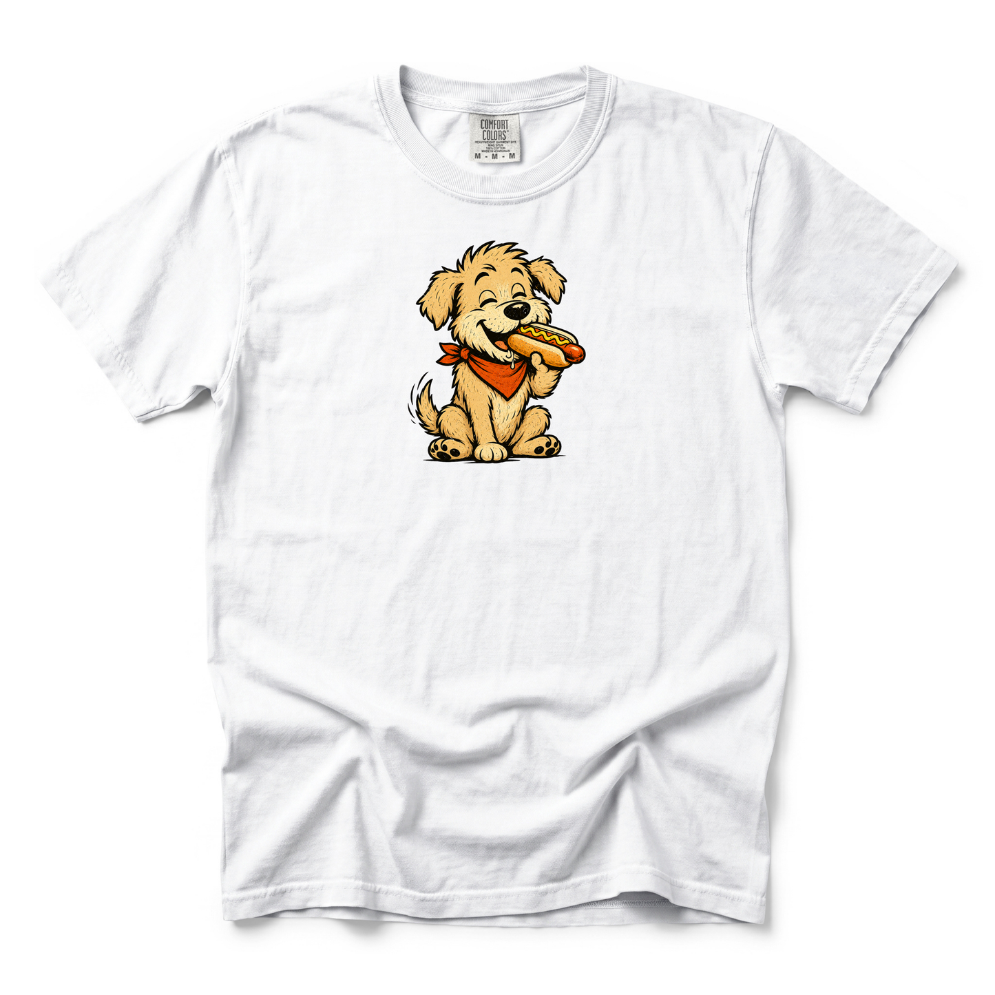 Enjoying a Hotdog | Premium Tee