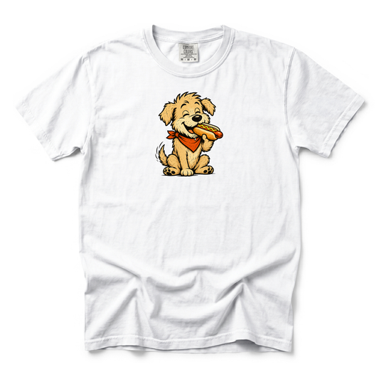 Enjoying a Hotdog | Premium Tee