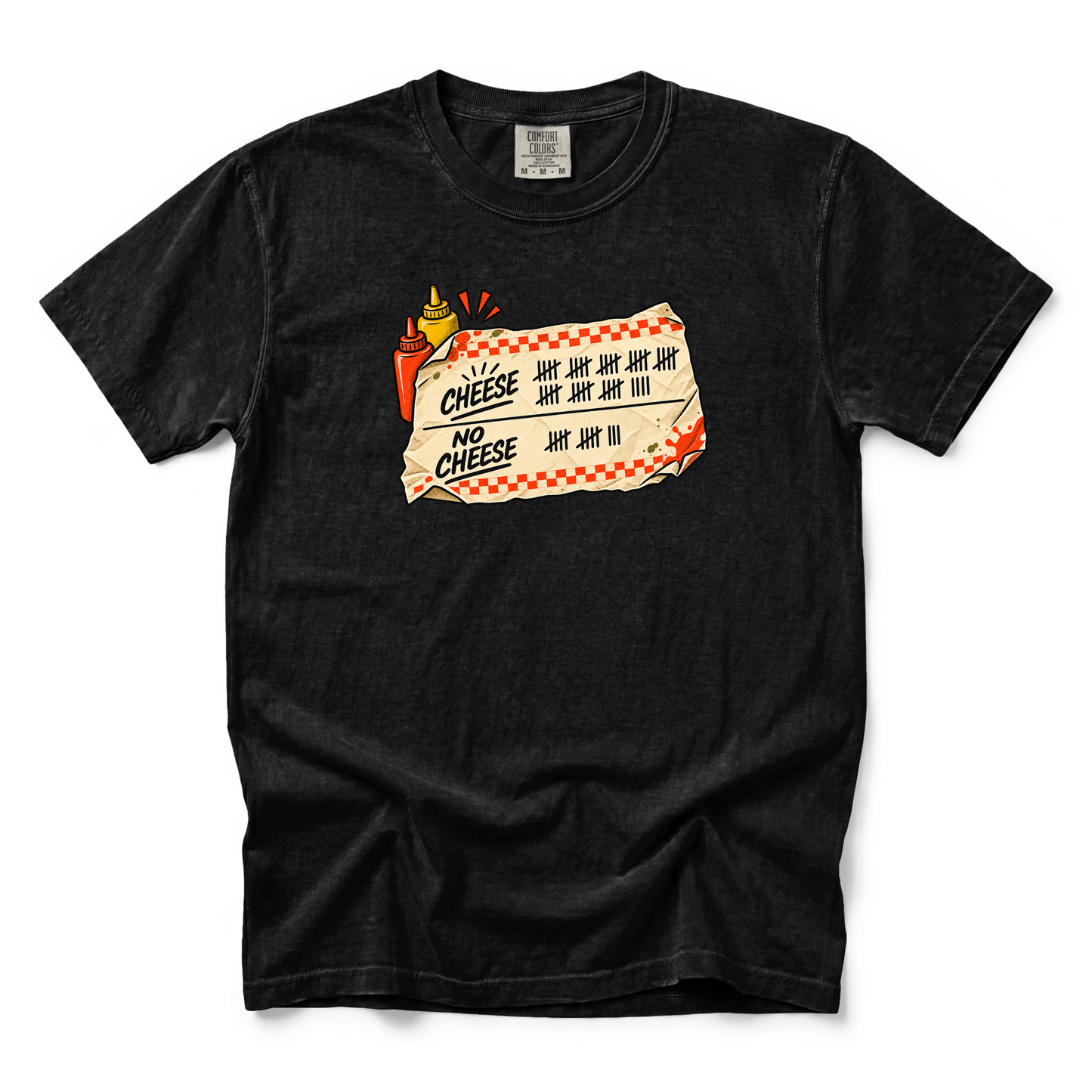 Cheese Verses No Cheese | Premium Tee