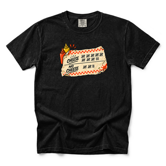 Cheese Verses No Cheese | Premium Tee
