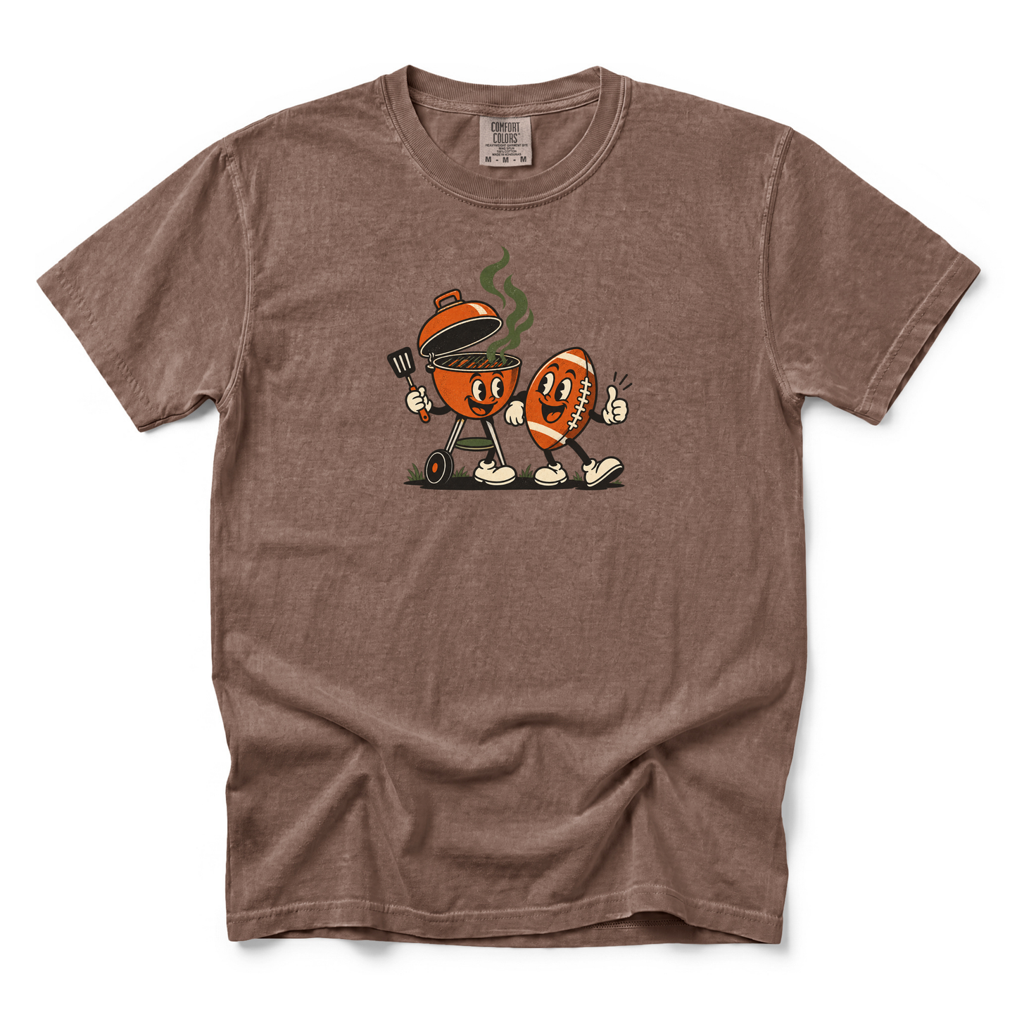 Football and Grilling Go Together | Premium Tee