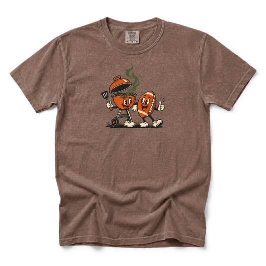 Football and Grilling Go Together | Premium Tee