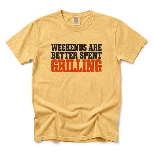 Weekend are Better Spent Grilling | Premium Tee