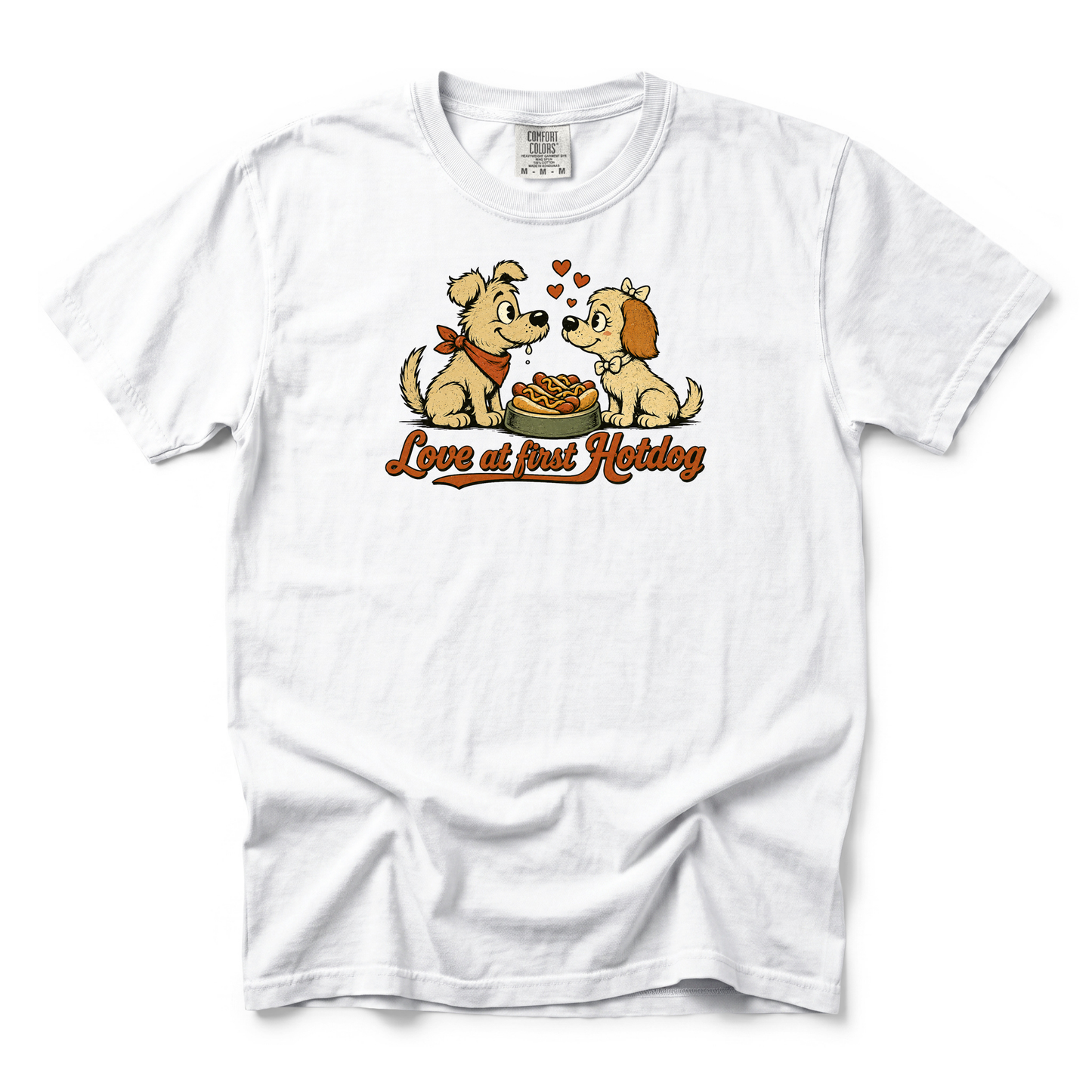 Love at First Hotdog | Premium Tee