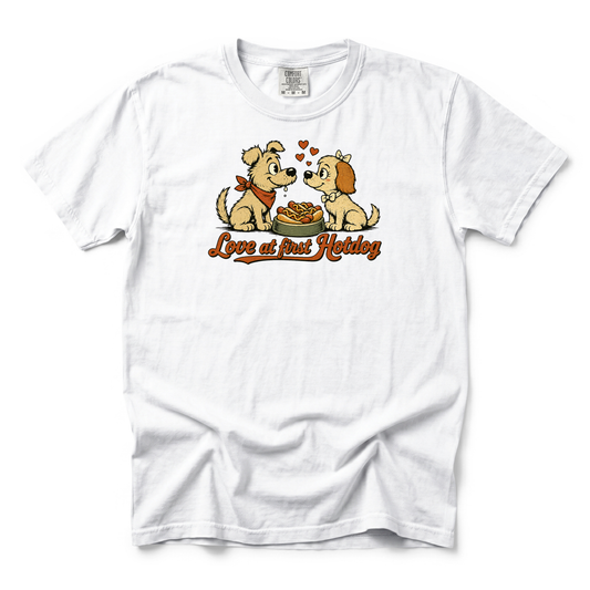 Love at First Hotdog | Premium Tee