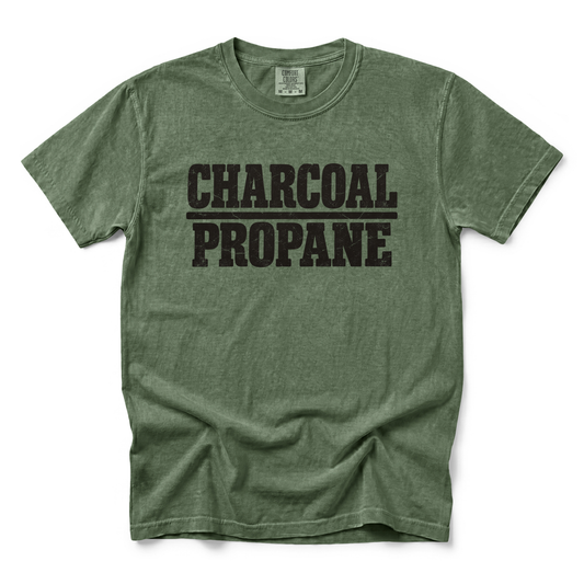 Charcoal Over Propane | Premium Tee